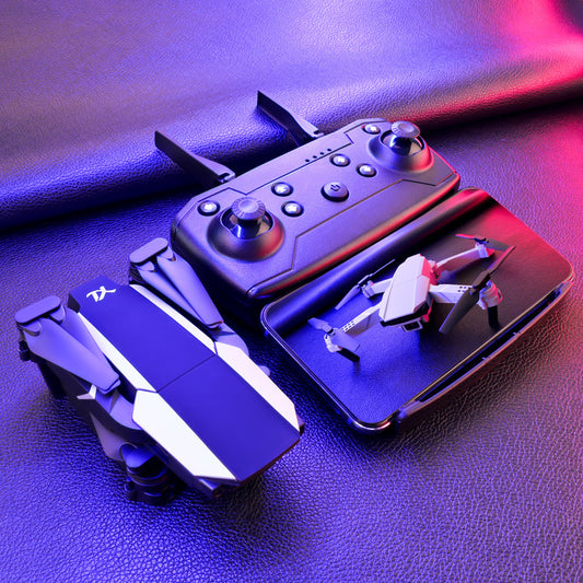 Drone télécommandé pliable avec double caméra 4K