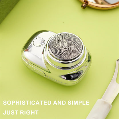 Mini rasoir portable sans fil rechargeable par USB, rasoir électrique pour le visage, humide et sec, indolore, petite taille, pour hommes - LUXARAH