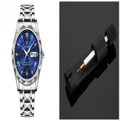 Montre à quartz lumineuse étanche pour homme avec double calendrier - LUXARAH