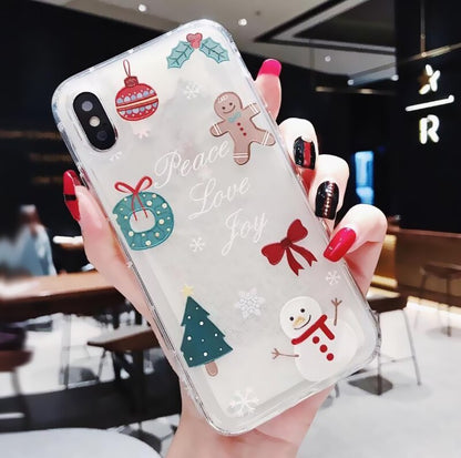 Compatible avec Apple, coque mobile, Snowflakes, Sands, Noël