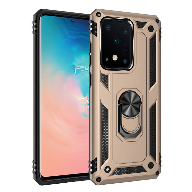 Coque de protection anti-chute militaire pour téléphone portable Samsung S20 avec anneau de support A81