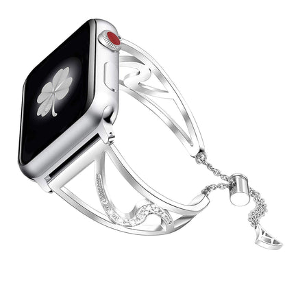 Bracelet de montre en acier inoxydable en forme de S - LUXARAH