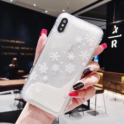 Compatible avec Apple, coque mobile, Snowflakes, Sands, Noël