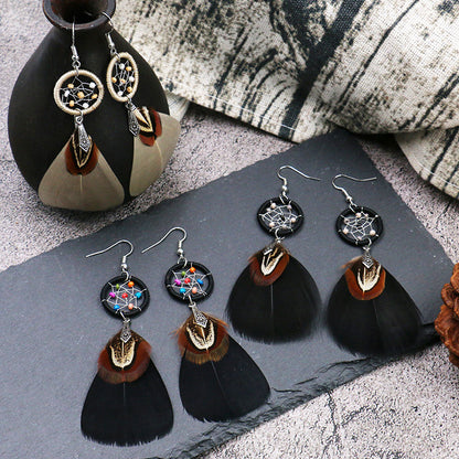 Boucles d'oreilles en plumes, boucles d'oreilles de célébrités populaires