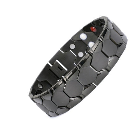 Bracelet 4 en 1 pour homme, magnétique, en titane, pour la santé et l'arthrite - LUXARAH