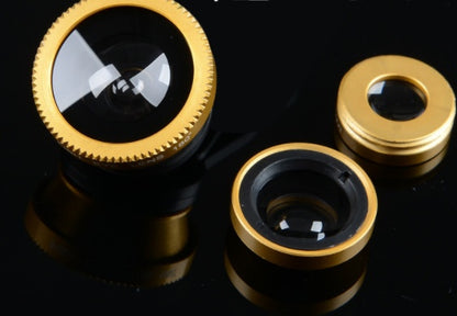 Objectif fisheye pour téléphone portable trois en un objectif de téléphone portable spécifique loupe fisheye grand angle macro auto-artefact
