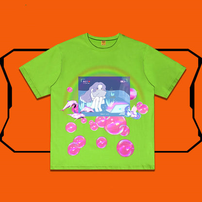 T-shirt polyvalent surdimensionné et irrégulier personnalisé - LUXARAH