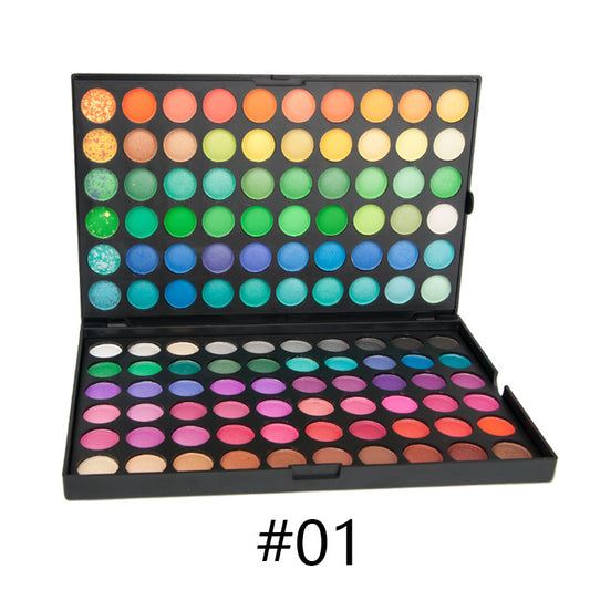 Plateau de maquillage de 120 fards à paupières - LUXARAH