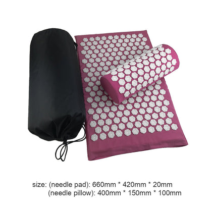 Coussins de massage, tapis d'acupression Lotus, oreillers, tapis de yoga - LUXARAH