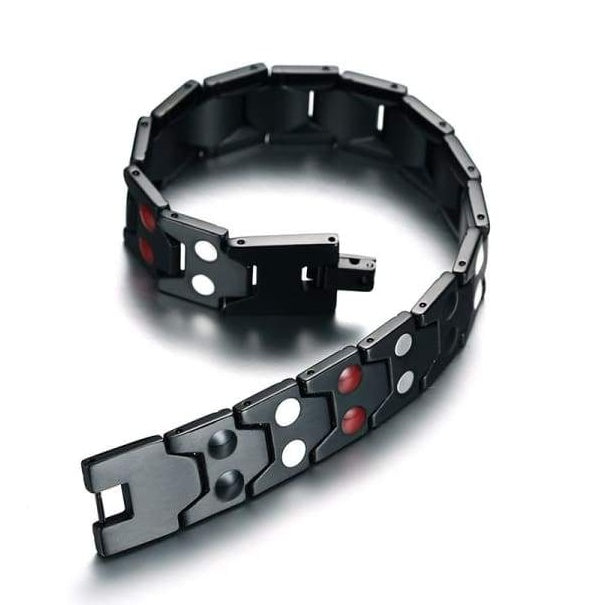 Bracelet 4 en 1 pour homme, magnétique, en titane, pour la santé et l'arthrite - LUXARAH