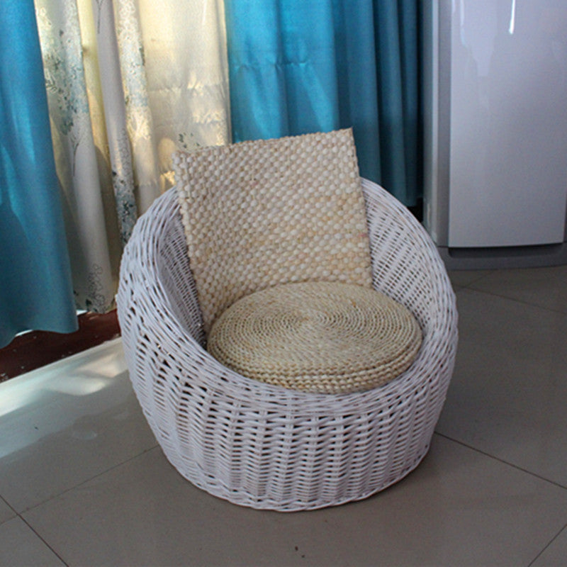 Canapé-chaise créatif en osier et rotin - LUXARAH
