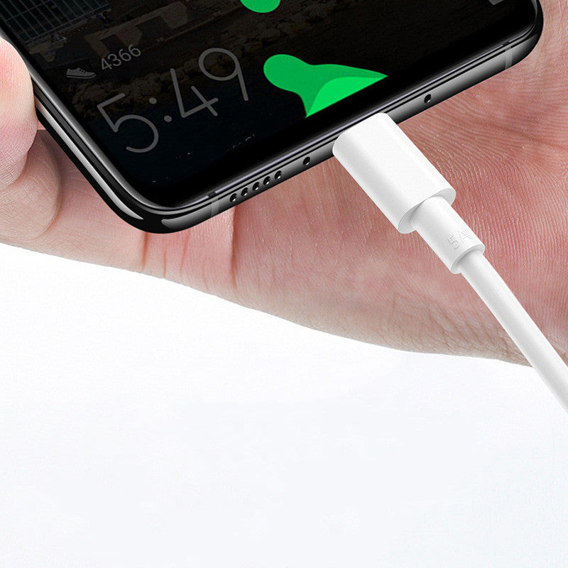 Câble de données USB à tête unique pour téléphone portable, charge ultra-rapide