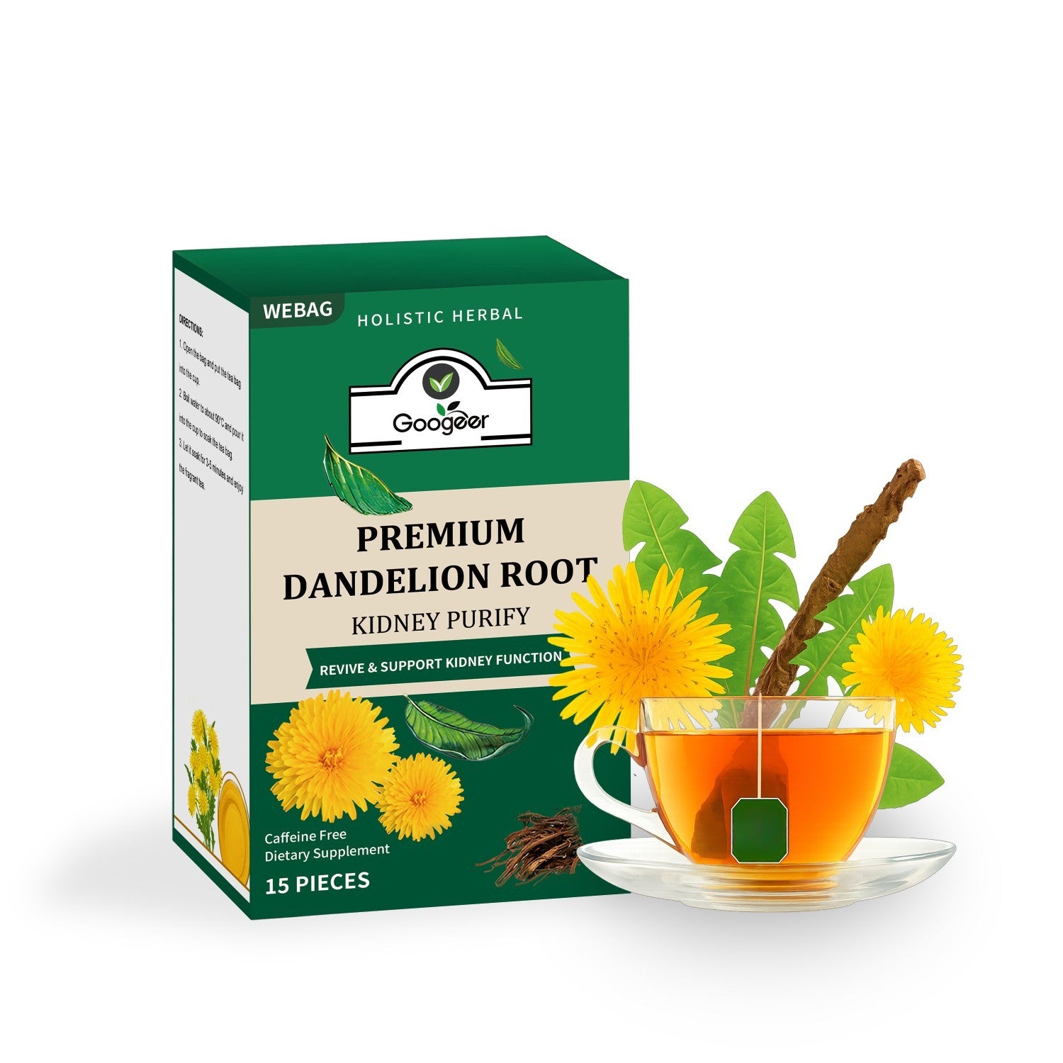 Tisane revitalisante à la racine de pissenlit - LUXARAH