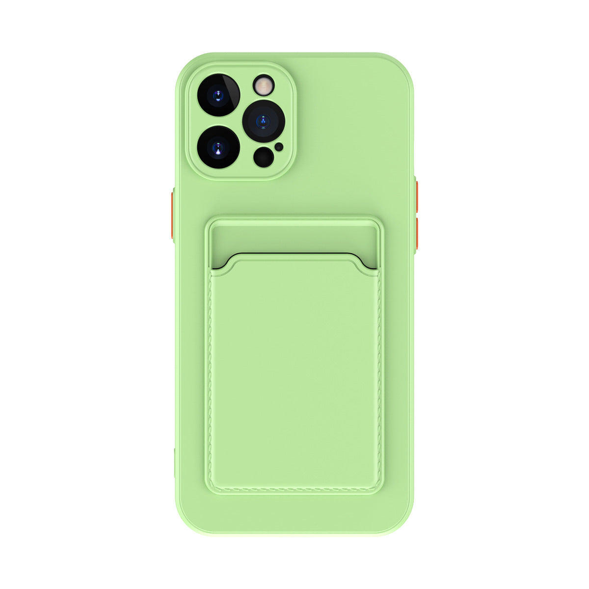 Coque de téléphone en silicone liquide simple et de couleur pure