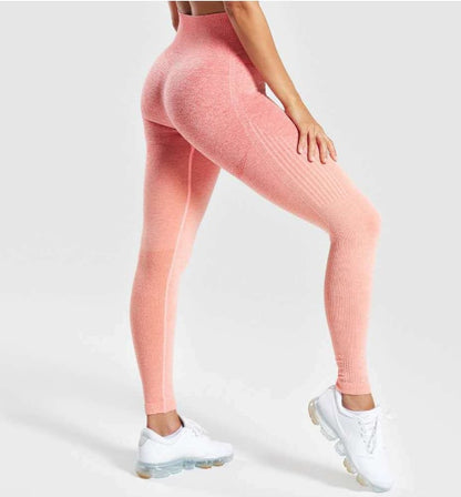Legging ombré sans coutures Kaya - Rouge orangé - LUXARAH