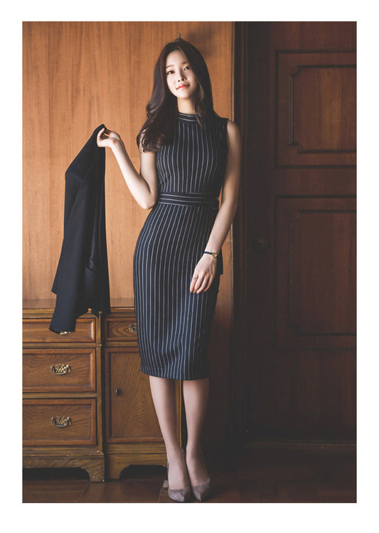 Robe sexy, tenue de bureau, d'automne et de printemps - LUXARAH