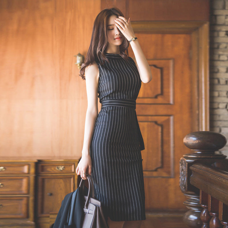 Robe sexy, tenue de bureau, d'automne et de printemps - LUXARAH
