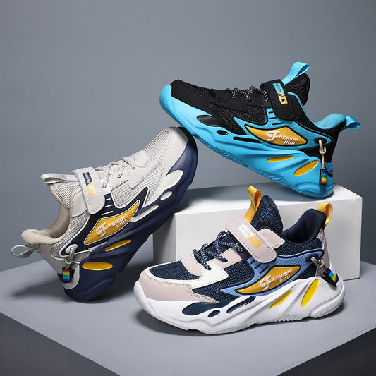 Chaussures de course respirantes et antidérapantes pour enfants et adolescents, pour l'automne et l'hiver - LUXARAH