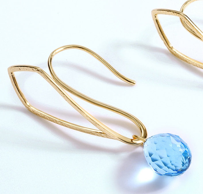 Boucles d'oreilles en cristal