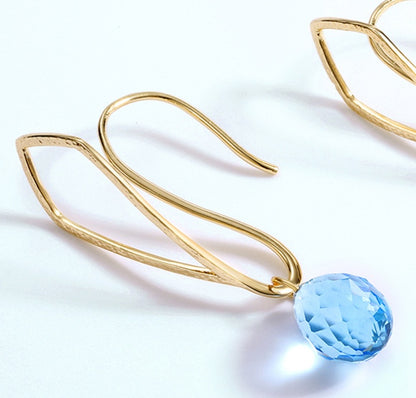 Boucles d'oreilles en cristal