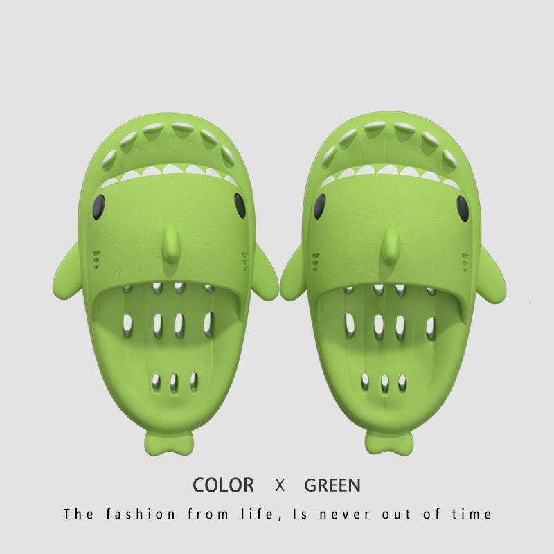 Chaussons requin avec trous de drainage, chaussures de douche pour femmes, séchage rapide, EVA, sandales de plage - LUXARAH