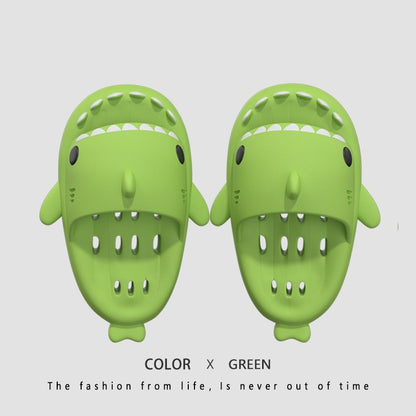 Chaussons requin avec trous de drainage, chaussures de douche pour femmes, séchage rapide, EVA, sandales de plage - LUXARAH