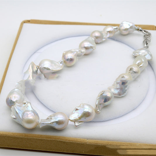 Colliers de perles de style baroque pour femmes