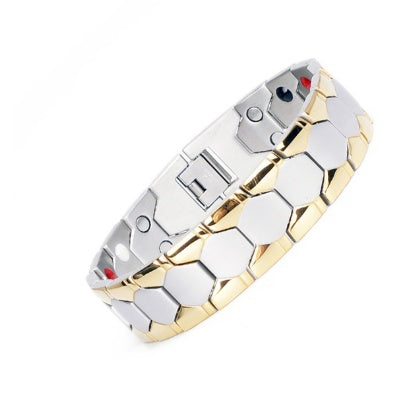 Bracelet 4 en 1 pour homme, magnétique, en titane, pour la santé et l'arthrite - LUXARAH