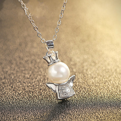 Colliers populaires avec pendentif en perles de coquillage d'ange personnalisées