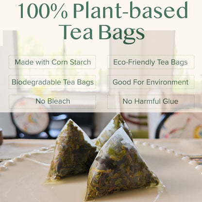 Thé détoxifiant, sachets de thé aux herbes naturelles, feuilles d'oolong pour le nettoyage des poumons, soulagement de la congestion, détox à base de plantes, sans caféine, sans OGM, biologique, pour la santé intestinale et renforcement immunitaire. - LUXARAH