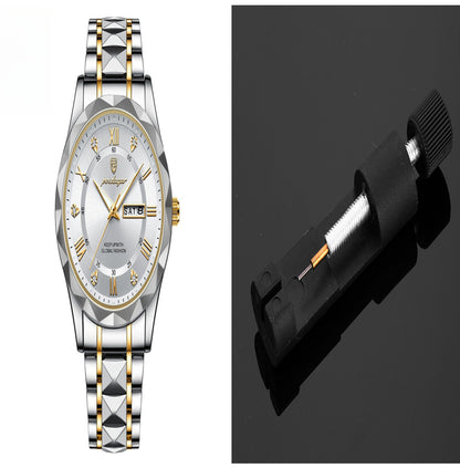 Montre à quartz lumineuse étanche pour homme avec double calendrier - LUXARAH
