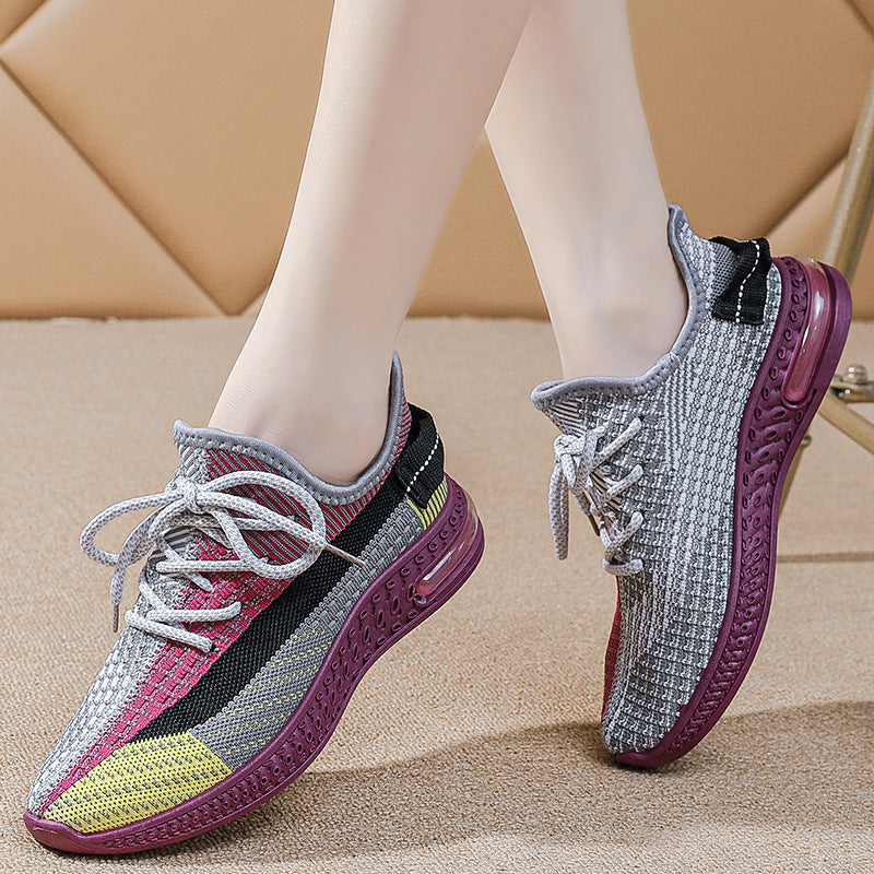 Chaussures de course légères et décontractées pour femmes, à la mode et parfaitement assorties - LUXARAH