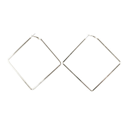 Boucles d'oreilles géométriques en diamant pour femme