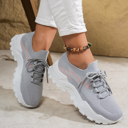 Chaussures de sport légères et décontractées pour femmes, à semelle souple