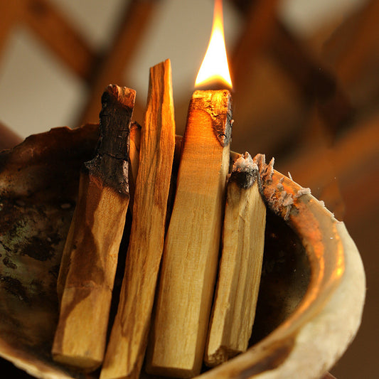 Bûches de bois sacré du Pérou Palo Santo, Aromathérapie naturelle, Champ de gaz, Champ magnétique spatial Méditation, Parfum spirituel