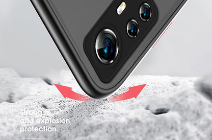 Coque de protection transparente en silicone givré ultra-mince et résistante aux chutes