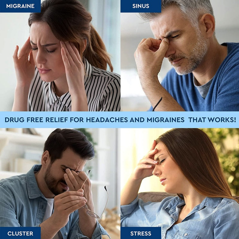 Chapeau anti-migraine, thérapie par le froid, produits anti-migraine, enveloppement confortable pour la tête, pack de glace, masque pour les yeux gonflés - LUXARAH