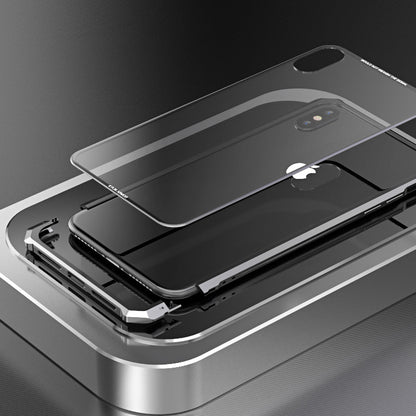Coque de téléphone en verre trempé transparent