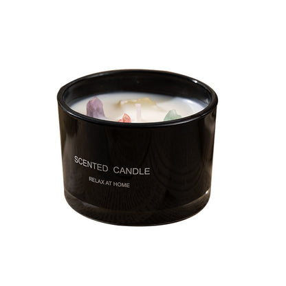 Bougie d'aromathérapie à la cire de soja et aux huiles essentielles