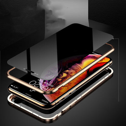 Coque de protection magnétique anti-regards pour téléphone