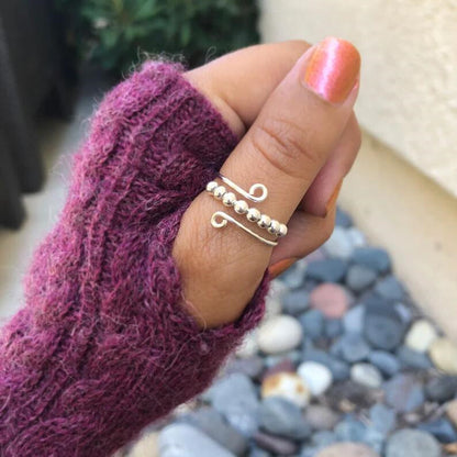 Perles colorées, anneau anti-stress et anti-anxiété - LUXARAH