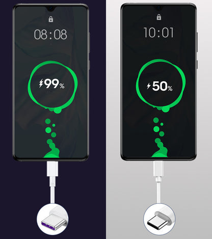 Câble de données USB à tête unique pour téléphone portable, charge ultra-rapide