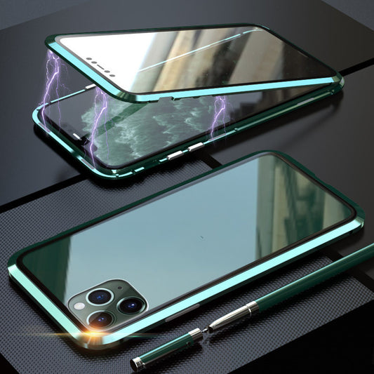Verre double face pour étui de téléphone portable 11 pouces