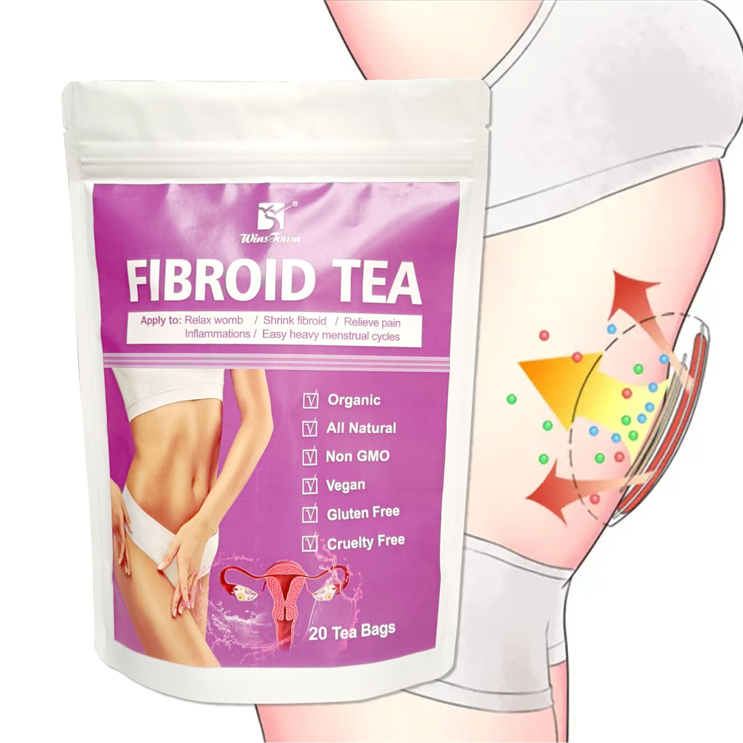 Sachet de tisane pour fibromes - LUXARAH