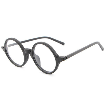 Monture de lunettes en bois avec plaque, style rétro, nouvelle collection