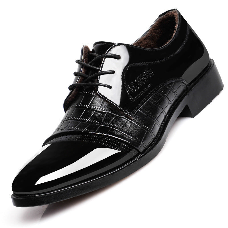 Modèle automne hommes, pointus, affaires, chaussures habillées, chaussures en cuir - LUXARAH
