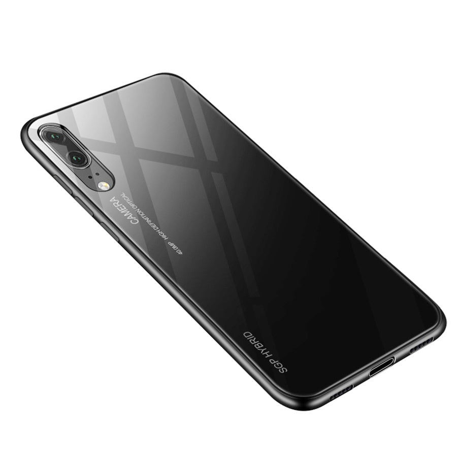 Coque de téléphone en verre dégradé