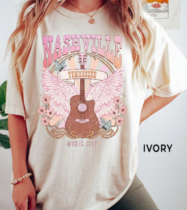 T-shirt oversize en coton imprimé coloré - LUXARAH
