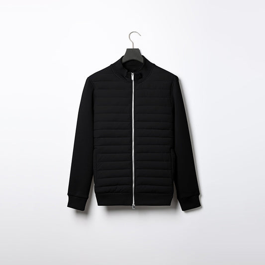 Manteau léger à col montant pour homme, veste tricotée à coutures tendance, vêtements d'hiver
