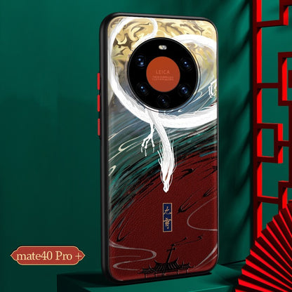 Coque de téléphone portable de style chinois pour Huawei Mate40